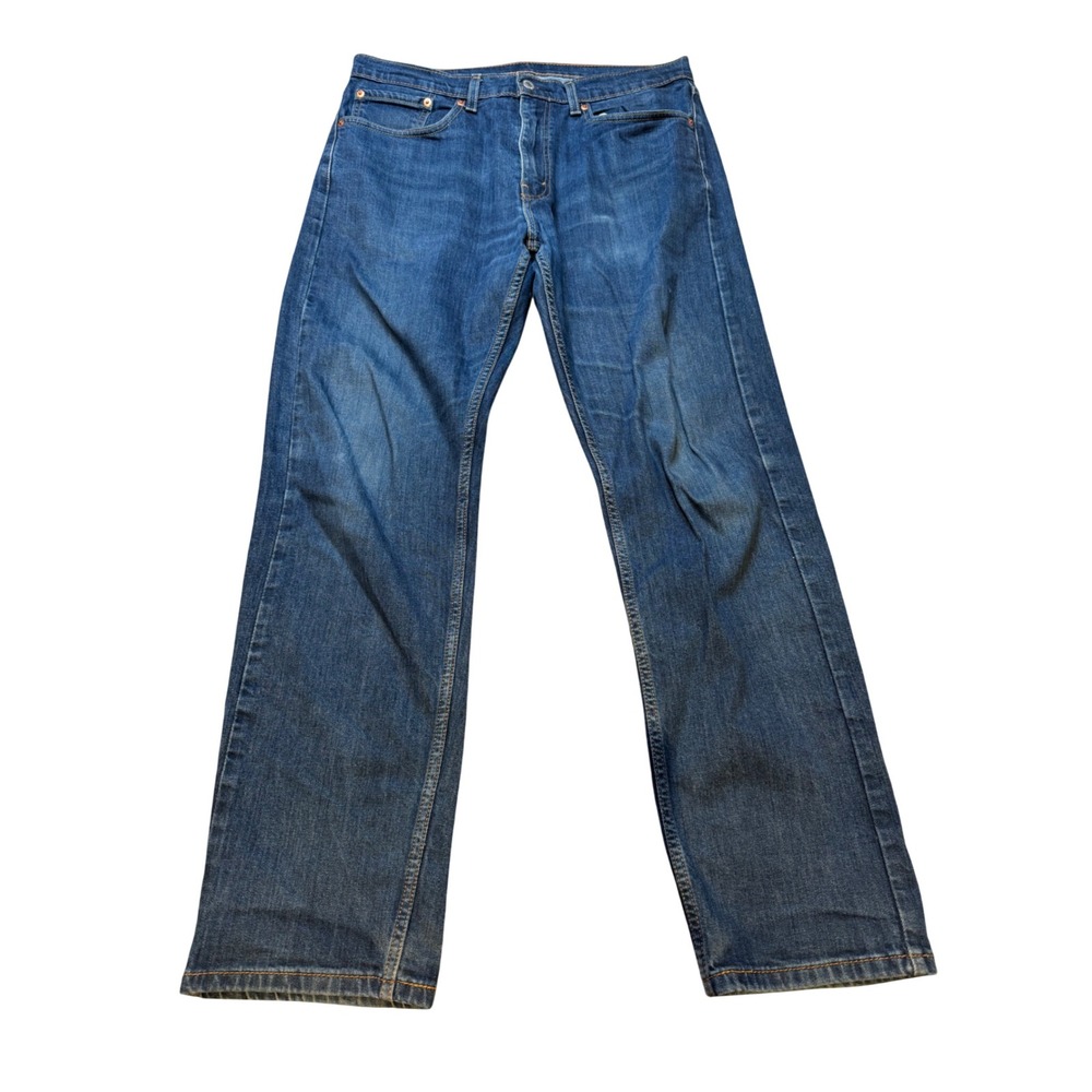 Levi's 505 Regular‎ Fit Jeans Mens W34 L32 Blue Denim Classic
